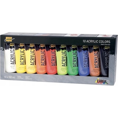 Plakátové barvy Kreul 10 ks x 100 ml