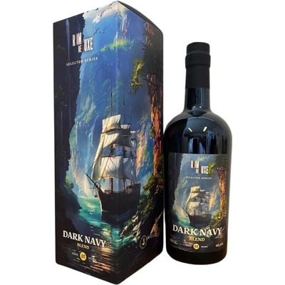 Rom De Luxe Dark Navy 15y 40,6% 0,7 l (holá láhev)