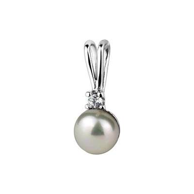 Šperky4U Stříbrný přívěšek přírodní perla 5,5 mm CS3220