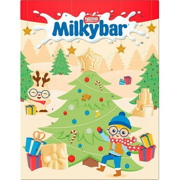 Nestlé Milkybar adventní kalendář z bílé čokolády 85 g