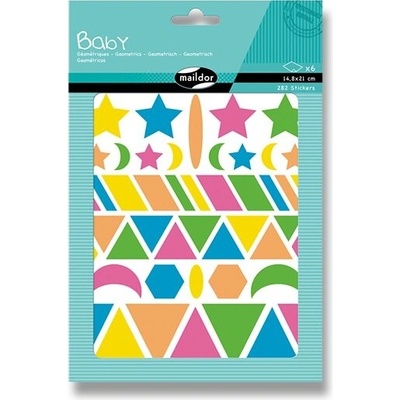 Maildor Samolepky Baby Geometrické tvary