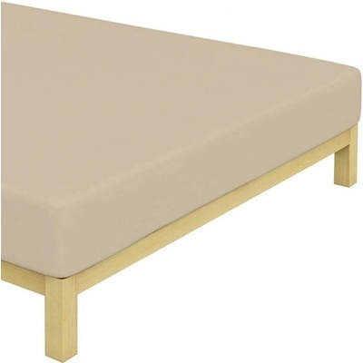BedTex bavlna jersey napínací prostěradlo béžové 90x200