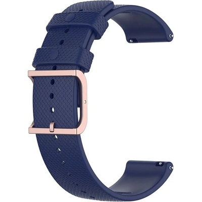 BStrap Silicone Rain remienok na Huawei Watch GT3 46mm, dark blue