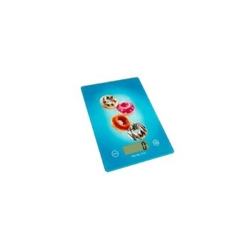 Oliver Voltz Кухненска везна Oliver Voltz OV51651KD Doughnut, 5 кг, ТАРА, Стъклена, Донат, Син (5R1651KDDN)