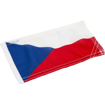 Vlajka ČR na motorku - Scandiflag vlajka - 22 x 11 cm - tunel