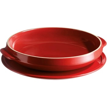 Image 1 of Emile Henry 33 см червен керамичен сет за тарт татен emile henry