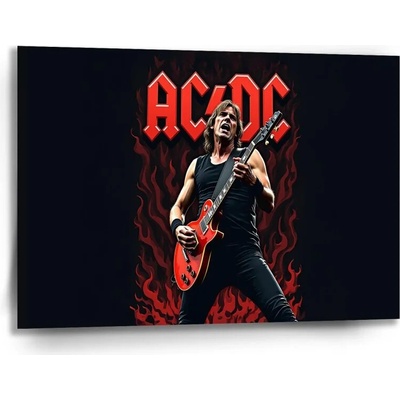Sablio Obraz ACDC Gitarista - 90x60 cm