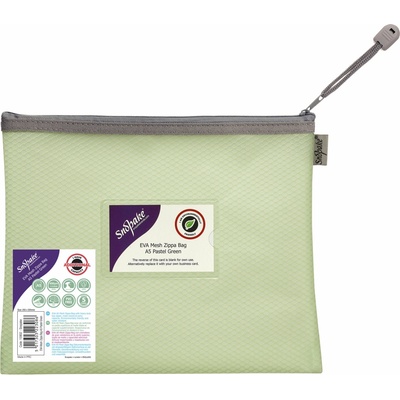 SNOPAKE EVA Pastel Mesh so zipsom HC A5 pastelovo zelené