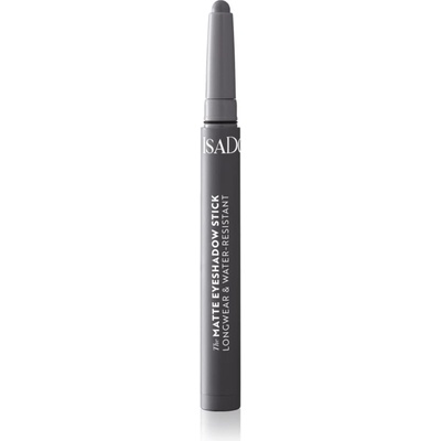 IsaDora The Eyeshadow Stick Matte дълготрайни сенки за очи в молив с матиращ ефект цвят 64 Smoky Grey 1.2 гр