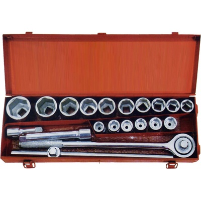 STAVTOOL P16456 Sada hlavic 3/4" 19-50 mm 21 dílů