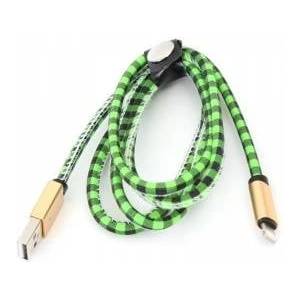 PLATINET USB-A Platinet USB Cable - Lightning 1 m Green (PUCLCIP1G)