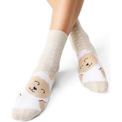 Vlnka Bavlněné ponožky ovečka béžová – Hledejceny.cz