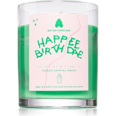 Not So Funny Any Crystal Candle Hapee Birthdae свещ с кристал 220 гр
