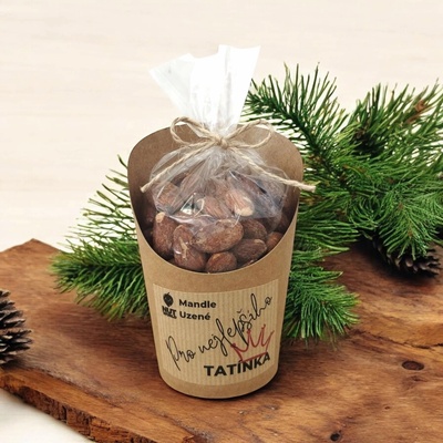 Nutworld Mandle Uzené v celofánku a kelímku pro nejlepšího tatínka 180 g