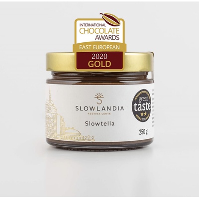 Slowtella z lieskovcov a kakaa Slowlandia 250 g