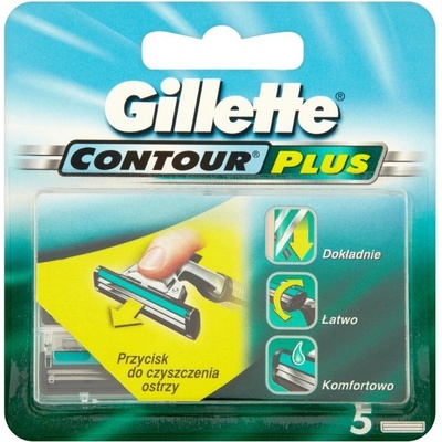 Gillette Contour Plus 5 ks – Zboží Dáma