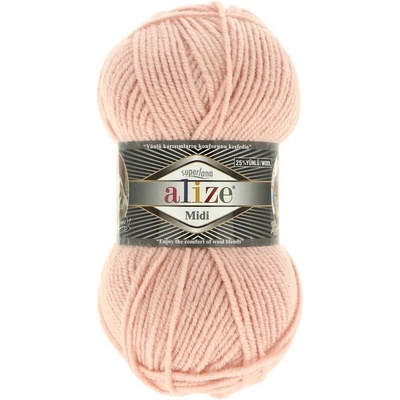 Alize Superlana Midi 523 baby ružová