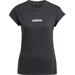 adidas Дамска тениска Adidas Essentials Linear Cotton T-Shirt Womens - Black
