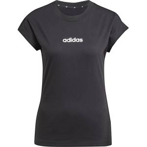 adidas Дамска тениска Adidas Essentials Linear Cotton T-Shirt Womens - Black