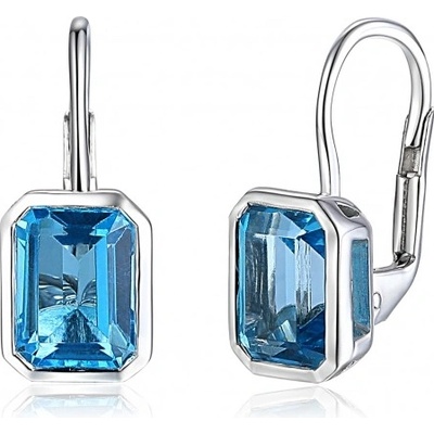 Gems, Náušnice Naomi, bílé zlato a modrý topaz (blue topaz), 585-38-3-4502.1B00.0.00.603.08