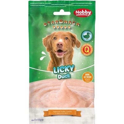 Nobby Starsnack Licky Dog mäsové pyré s kachnou 5x 15 g