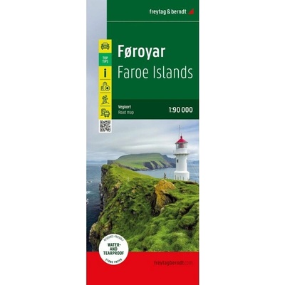 mapa Faroe Islands 1:90 t. voděodolná