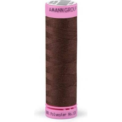 Polyesterové nitě návin 100 m Aspo Amann 0264 Chocolate Brown