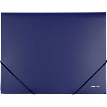 Папка PP с ластик A4 Axent-2 Син (A4)