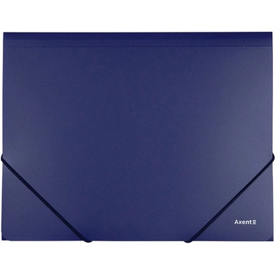 Папка PP с ластик A4 Axent-2 Син (A4)