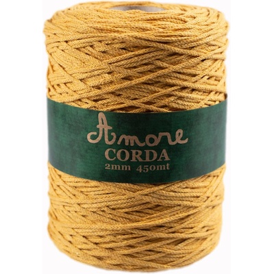 Borgo de Pazzi Amore CORDA 2mm Hořčicová 140