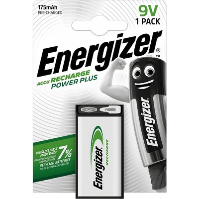 Energizer Акумулаторна батерия Energizer Power Plus (4956130), LR6, 8.4V, 175mAh, NiMH, 1 бр (4956130)