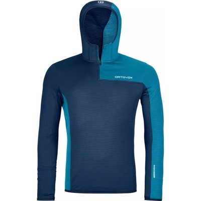 ORTOVOX Fleece Light Grid ZN mikina deep ocean