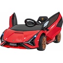 Lean Cars Elektrické autíčko Lamborghini Sian 2x45W MOTOR 1x12V4,5Ah BATÉRIA 2022 ČERVENÉ