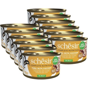 Schesir Счесир кот тон филе с пиле 12 x 85 г
