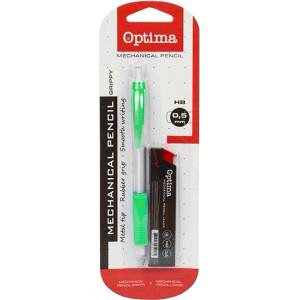Optima Печатарска креда optima 0, 5 мм смесени цветове + графитна подложка 0, 5 мм hb 100134 (100134)