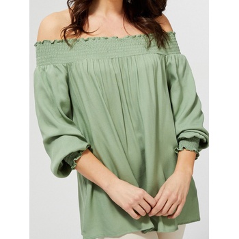 Moodo светлозелен топ без рамене Moodo | Zelen | ЖЕНИ | M