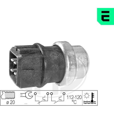 Teplotný spínač ventilátora chladenia ERA 330164