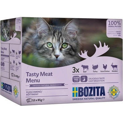 BOZITA Tasty meat menu Box 12 x 85 g