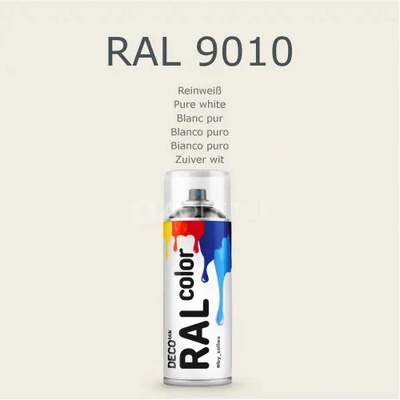 Zollex Deco Blik RAL 9010 Farba v spreji - biela lesklá 400ml