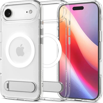 Калъф Spigen Ultra Hybrid "S" MagSafe за iPhone 17 Air - прозрачен и бял (8800283310559)