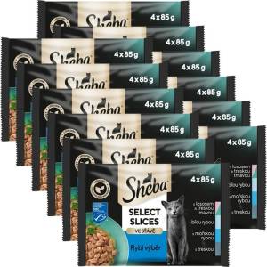 Sheba Select Slices Консерва рибен асортимент в сос 12 x (4 x 85 г)