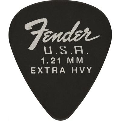 Fender Dura-Tone Delrin Picks, 351 Shape - trsátka (více variant) Fender Dura-Tone Delrin Picks, 351 Shape: Black / Extra Heavy