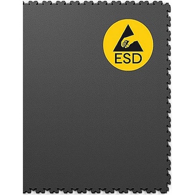 Fortelock ESD Koža Čierna 0,25 m²