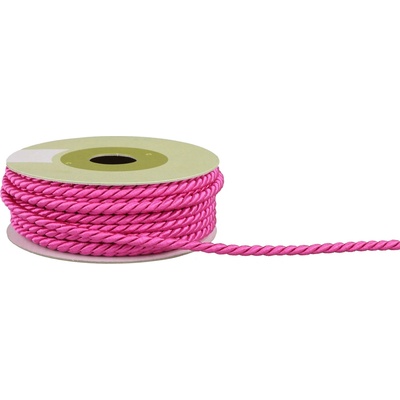 Provázek polyesterový 4mm x 4,6m vzor 2040 660-TM. RŮŽOVÁ