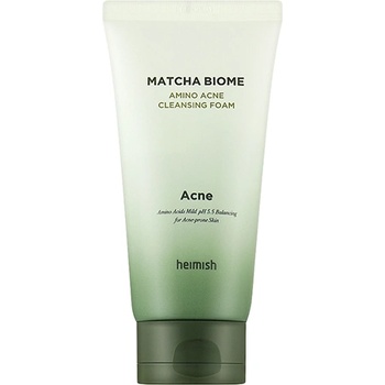 Heimish Matcha Biome Amino Acne Cleansing Foam нежна кремообразна почистваща пяна за лице за жени 150 гр