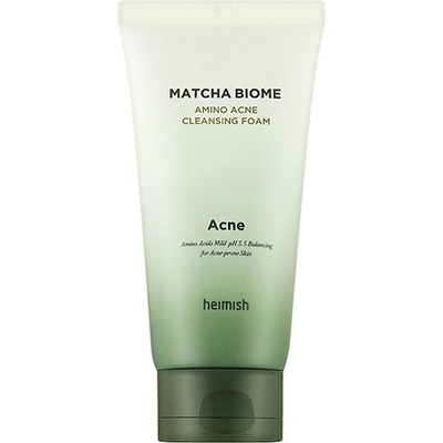 Heimish Matcha Biome Amino Acne Cleansing Foam нежна кремообразна почистваща пяна за лице за жени 150 гр