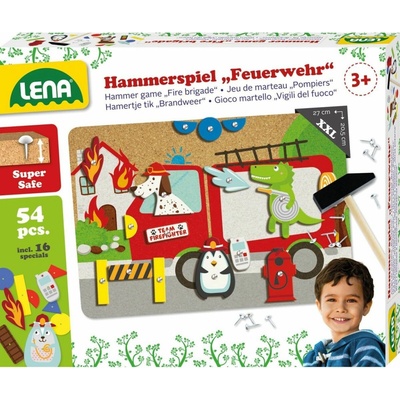 Lena zatloukací hra hasiči