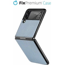 Púzdro FixPremium - Carbon Samsung Galaxy Z Flip 3, modré