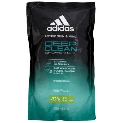 Adidas Deep Clean душ гел с ексфолиращ ефект Пълнител 400 ml за мъже
