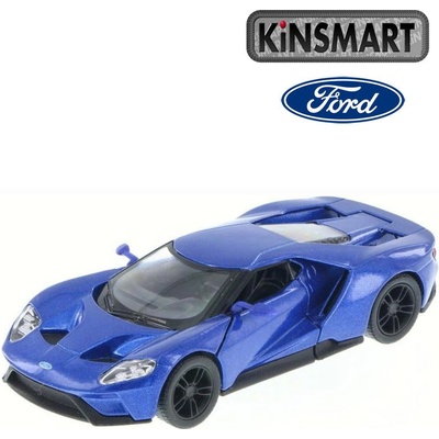 Kinsmart 2017 Ford GT modrý 1:38
